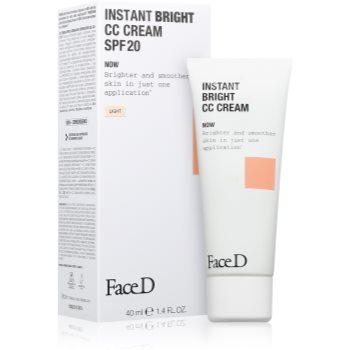 Face D Instant Bright crema CC hidratanta SPF 20 - imagine 2